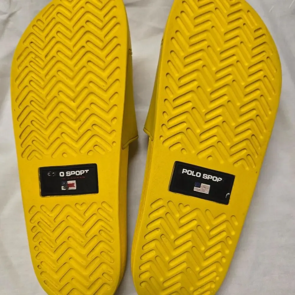 Polo-sport Men's Yellow Slides